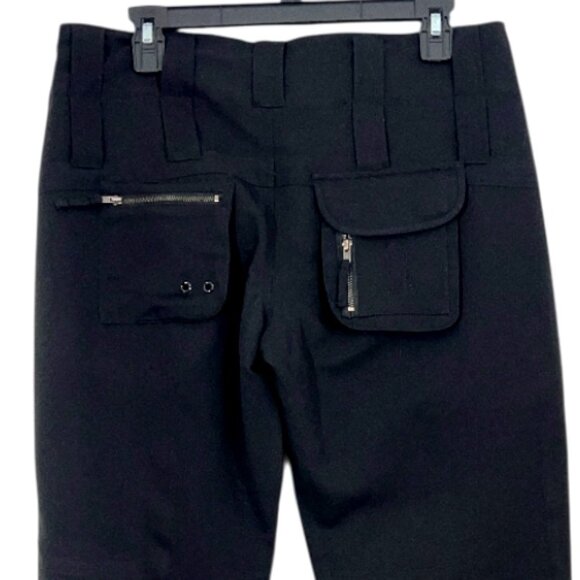 Pete & Greta by Johnny Was Hailey Cargo Pants Black Size 6 Pre-Loved - Picture 5 of 6